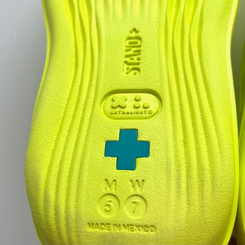STAND+ AntiGrav1 Unisex Recovery Shoe in Citron | Men 5/Women 7 - Picture 8 of 9